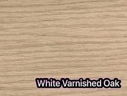 White varnished oak variant laminate flooring accessories fc1-fc75