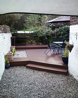 Deck construction, deck lights, deck stain, deck service
